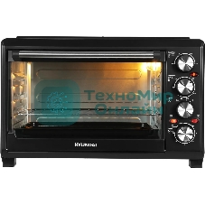 Мини-печь Hyundai MIO-HY086 38 л, 1600 Вт, черный