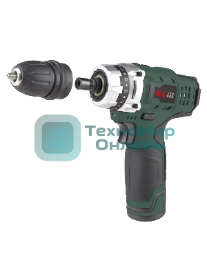 Дрель-шуруповерт Klpro KLNM1020S0, 10,8 В, 2 Ач, 30 Нм, бесщеточный