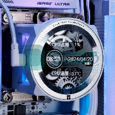 Система жидкостного охлаждения Thermalright Core Vision 360 (360mm, LED, White, ARGB/Fans: 3x120mm, 72.37CFM, 27.7dBA, 2000RPM/Pump height 66mm, Rad thickness 27mm/S: 1700, 1200, 1851, 115X, 2011, 2066, AM5, AM4)