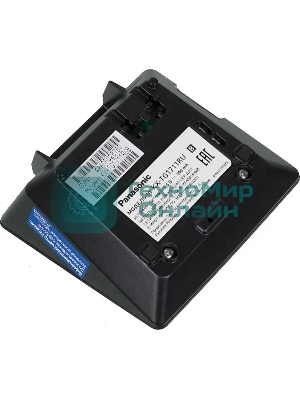 Телефон беспроводной (DECT) Panasonic KX-TG1711RUB черный АОН, Caller ID,12 мелодий звонка,подсветка дисплея,поиск трубки