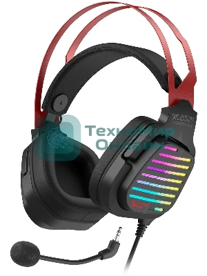 Гарнитура Bloody G560 красный/чёрный, проводная, подсветка