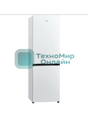 Холодильник Hitachi R-B410PUC6 PWH белый двухкамерный 215/105л морозилка снизу, No Frost