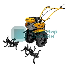 Мотоблок Denzel DPT-270S, 7 л.с., ремен.сцеп, фрез 3х4, ШОМ, передачи 2В/1Н