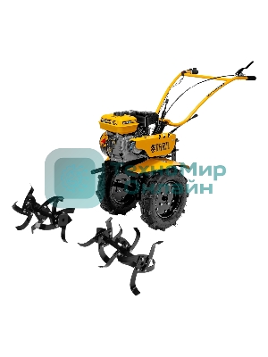 Мотоблок Denzel DPT-270S, 7 л.с., ремен.сцеп, фрез 3х4, ШОМ, передачи 2В/1Н