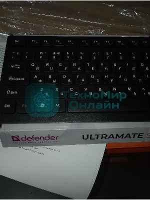 (Поврежденный товар) Клавиатура беспроводная DEFENDER UltraMate SM-535 черный (USB, 108 клавиш +4FN, Multimedia) (45535_(Поврежденный товар) 000103)