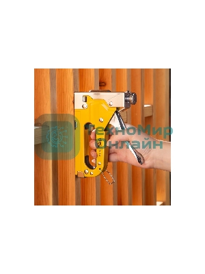 Мебельный степлер Deli DL1313 3-в-1. 4-8мм. 0,6 кг. Полностью стальная конструкция. Подходит для D/U/T.