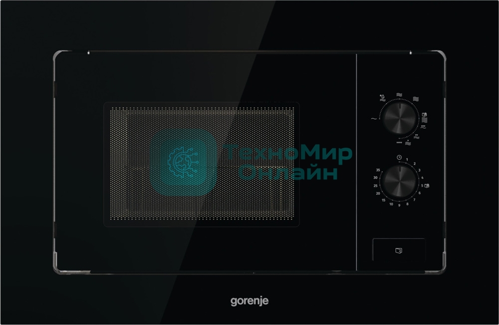 Микроволновая печь Gorenje BM201EG1BG 20 л, 800 Вт, черный (встраиваемая)