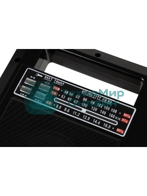 Радиоприемник портативный Сигнал Vikend Traveler черный USB SD/MMC