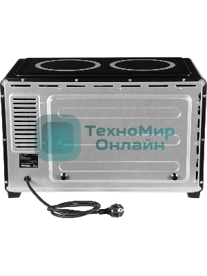 Мини-печь Hyundai MIO-HY086 38 л, 1600 Вт, черный