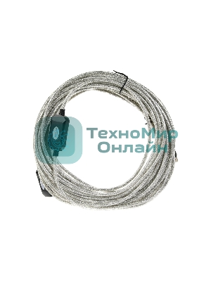 Кабель удлинитель Aopen активный ACU823-15M, USB2.0-repeater AM/AF 15м