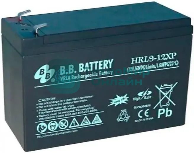 Батарея для ИБП BB HRL 9-12XP 12В 9А·ч