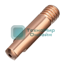 Токосъемный наконечник под проволоку Denzel 1,2 мм, М5х24, E-CU, 20 шт для MIG горелки тип 15