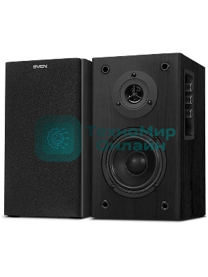 Акустическая система SVEN SPS-614 2.0 (2x20W, Bluetooth, дерево, black)