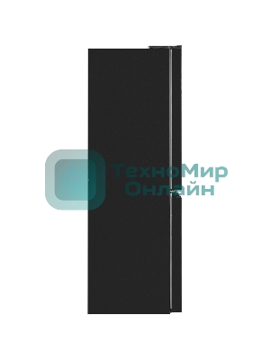 Холодильник Maunfeld MFF192NFB01 Inverter черный стекло трехкамерный 334/184л морозилка снизу, No Frost, Side by Side