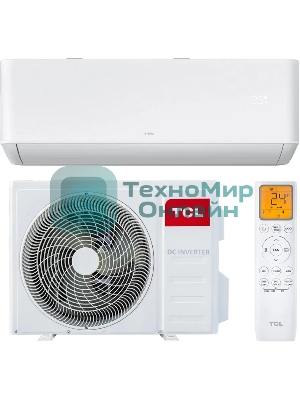 Cплит-система TCL TAC-TP18INV/R инвертор, 18000 BTU, 54 м², 27 дБ, охлаждение, обогрев, осушение, белый