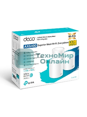 Домашняя Mesh Wi-Fi система TP-Link Deco X60(1-pack) AX5400