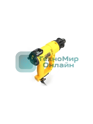Фен технический DeWalt D264142000Вт 50-600С 650л/мин + насадки