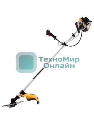 Триммер бензиновый Denzel DR-25, 25 см3, неразъемная штанга, состоит из 2 частей