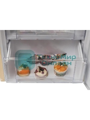 Холодильник Nordfrost NRB 152 ME бежевый мрамор двухкамерный 205/115 л морозилка снизу, капельная система