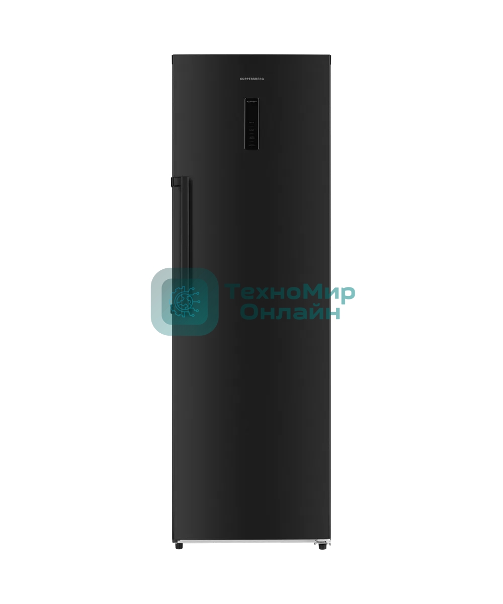 Холодильник Kuppersberg NRS 189 DX чёрный однокамерный 355л