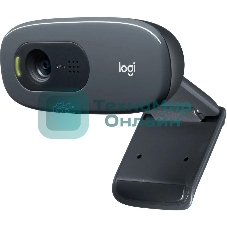 Веб-камера Logitech C270 HD 1280x720, 30 кадр/с, USB Type-A, микрофон (шумоподавление), автоосвещение, универсальное крепление