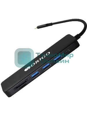 USB-концентратор ORIGO USB-C, 3xUSB 3.0, 1xUSB-C/PD 3.0, 1xHDMI, слот SD/TF/microSD