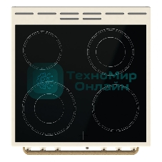 Плита электрическая Gorenje GECS6B70CLI бежевая, конфорок 4 электрических, духовка 71 л, 60 см x 85 см x 60 см