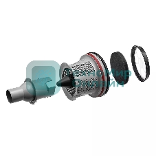 Пылесос Kitfort КТ-5152 серый/красный, 170/700 Вт, уборка сухая, пылесборник контейнер 1.6 л