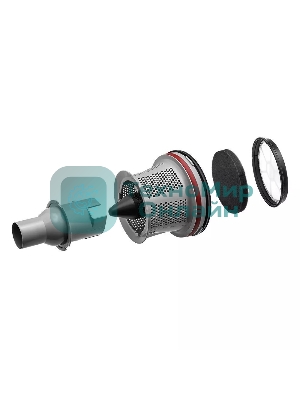 Пылесос Kitfort КТ-5152 серый/красный, 170/700 Вт, уборка сухая, пылесборник контейнер 1.6 л