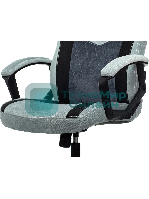 Кресло Бюрократ VIKING 6 KNIGHT BL FABRIC синий, ткань, 120 кг, механизм качания