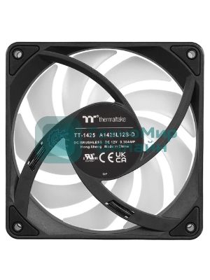 Вентилятор для корпуса Thermaltake CT140 EX Sync Reverse ARGB 140х140x25 черный 4-pin 32.8дБ (упак.:3шт) (CL-F193-PL14SW-A) Ret