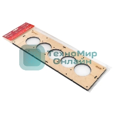 Шаблон для подрозетников EKF Expert sh-d68-5 c 5 отверстиями d 68 мм