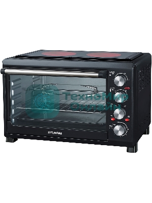 Мини-печь Hyundai MIO-HY086 38 л, 1600 Вт, черный
