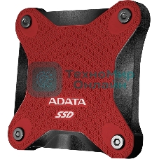 Внешний SSD ADATA SD620, 512Gb, USB 3.2 Gen 2 Type-A, R/W 520/460, красный