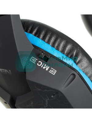 Гарнитура Sven AP-U980MV синий-чёрный, проводная, USB