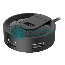 Разветвитель USB 2.0 A4Tech HUB-20 4порт. черный