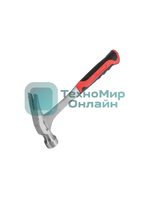 Молоток-гвоздодер Matrix 10463 570 г, цельнометаллический, двухкомпонентная рукоятка