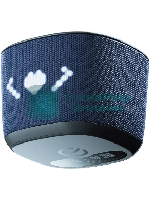 Умная колонка Sber Boom Home, 8Вт, с экраном, 1 динамик, часы, мультирум, TWS, Zigbee хаб, Wi-Fi, Bluetooth 5.0, Zigbee, Салют, морской