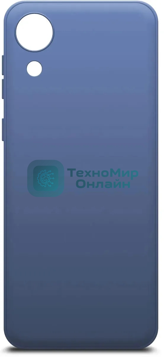 Чехол (клип-кейс) BoraSCO Microfiber Case для Samsung Galaxy A03 Core синий