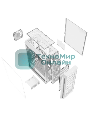 Компьютерный корпус XPG VALORAIRPLUSMTA-WHCWW