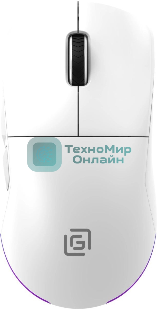 Мышь беспроводная Oklick 900GMW белый, 26000 dpi, радиоканал, Bluetooth, USB, кнопки - 6