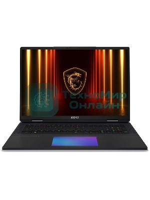 Ноутбук MSI Titan 18 HX AI A2XWJG-206RU черный Core Ultra 9 285HX 64Gb SSD 4Tb NVIDIA GeForce RTX 5090 для ноутбуков 24Gb 18