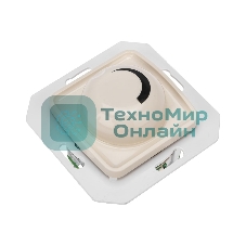 Светорегулятор Kranz DEA 300Вт с/у мех. бежевый (1/10/100)