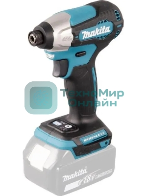 Дрель-шуруповерт Makita DTD157Z, 18 В, 0 Ач, 140 Нм, бесщеточный, ударный