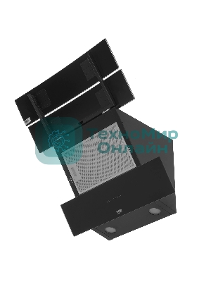 Вытяжка наклонная Beko HCA 62640 B чёрный, 60 см, 537 м³/ч, 48 дБ