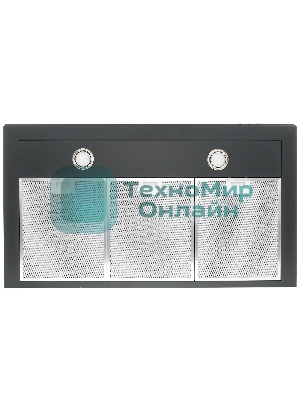 Вытяжка каминная Elikor Квадра 90П-650-К3Д антрацит, 90 см, 650 куб. м/ч, 56 дБ