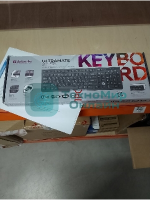 (Поврежденный товар) Клавиатура беспроводная DEFENDER UltraMate SM-535 черный (USB, 108 клавиш +4FN, Multimedia) (45535_(Поврежденный товар) 000103)