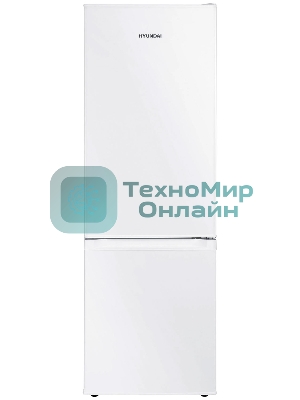 Холодильник Hyundai CC2054WT белый двухкамерный 120/34л морозилка снизу