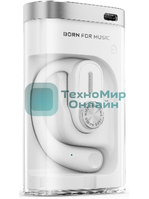 Наушники TWS FiiO JW1 белый, вкладыши (open-ear), Bluetooth, крепление за ухом, защита IPX4, до 6 ч