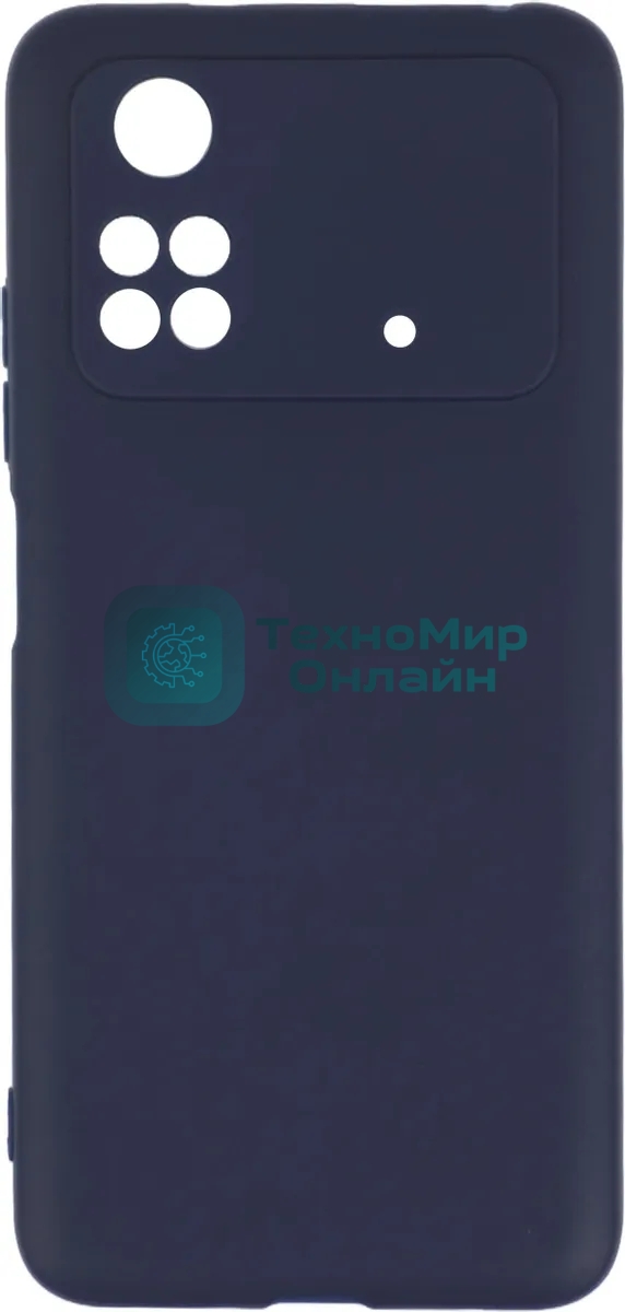 Чехол (клип-кейс) DF poCase-03 для Xiaomi Poco M4 Pro синий